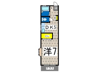 サンハイツの物件間取画像